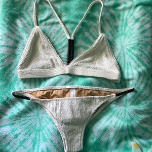 Made by Dawn white bikini